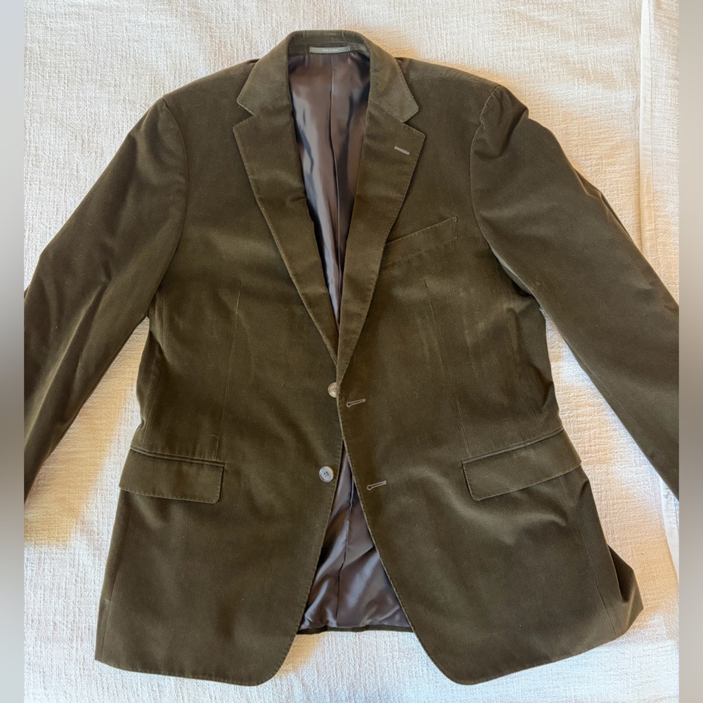Ermenegildo Zenga olive green blazer